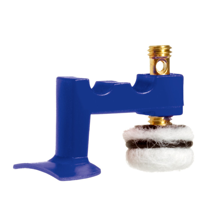 Elektroda mostkowa (grzybkowa) pozłacana dla dorosłych. Niebieska.